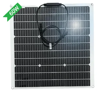Produktbild von Solarpanel, Leichtbauweise, Hohe Effizienz, 60W  1Stück