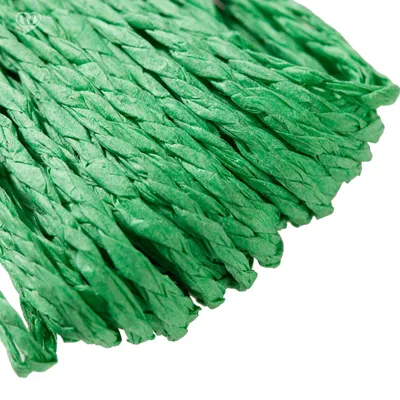 Produktbild von 30m Papierschnur Papierkordel Bastelschnur Papierschnur gedreht, Farbwahl, Farbe:minzgrün