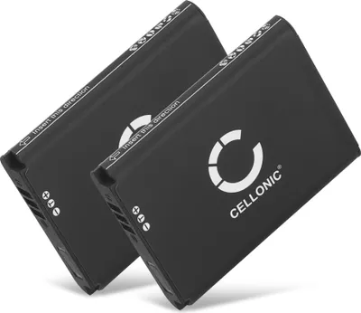 Produktbild von CELLONIC 2x Akku für Kamera Kompatibel mit Samsung NV100 HD, NV24 HD, NV11, SLB-1137D - (1100mAh, 3.7V)