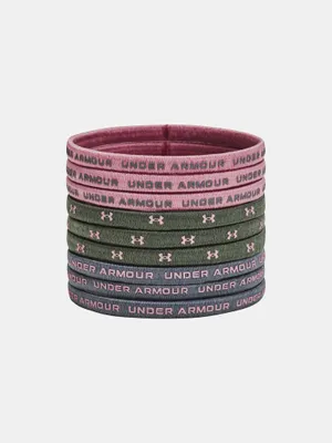 Produktbild von Under Armour Stirnbänder Ua Elastic Hair Tie 9Pk-Pnk 1380018-697__OSFM