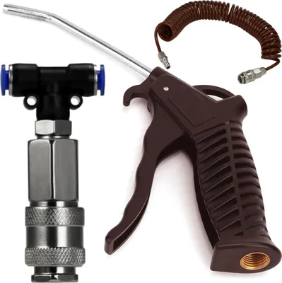 Produktbild von KRAFT&DELE | Ausblaspistole, 16bar, Teleskop Ausblaspistole, Druckluft Blaspistole, mit Verlängerung, Druckluftpistole