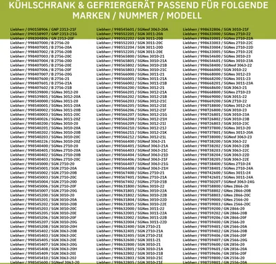 Produktbild von Glasplatte LIEBHERR 7271460 452x330mm für Gefrierschrank KühlGefrierKombination