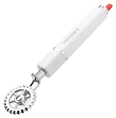 Zdjęcie produktu dla Kółko do krojenia makaronu Pedrini Lillo Style 45 mm ze stali nierdzewnej z chromowanym wykończeniem
