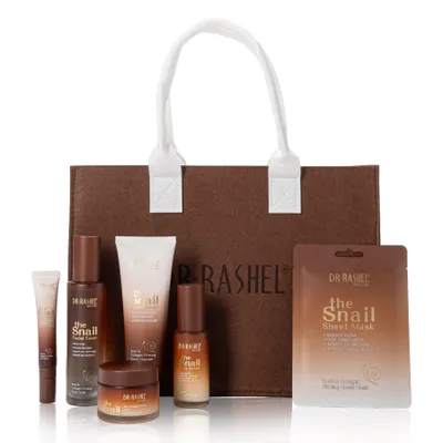 Image de Collagène Snail Mucin Set de soins du visage Sérum Crème Nettoyant SPF Tonique 15 pièces