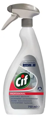 Produktbild von CIF Badreiniger Cif Professional, 2-in-1, Reiniger und Entkalker, 750 ml