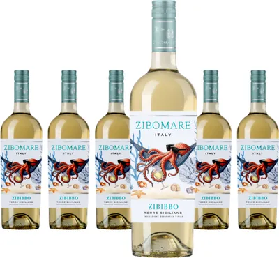 Produktbild von 6 x Cantine Terre Collina Zibomare Zibibbo Terre Siciliane IGP
