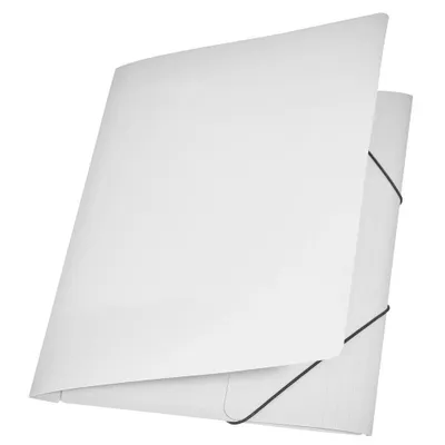 Image de PAGNA Gummizugmappe A4 PP 3 Einschlagklappen weiß
