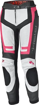Produktbild von Held Rocket 3.0 Damen Motorrad Lederhose, weiß/pink/schwarz, 36