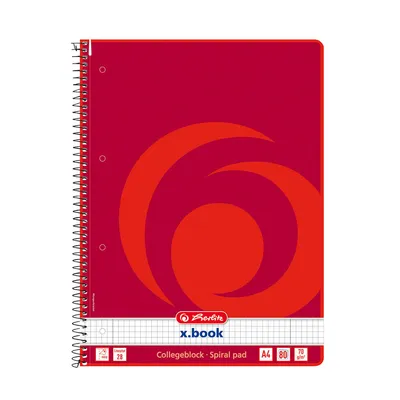 Zdjęcie produktu dla Herlitz Collegeblock A4 70g/m  80 Bl. kariert   Rand li.+re.