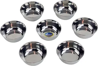 Zdjęcie produktu dla Oferuję Miski Ze Stali Nierdzewnej - opakowanie 7 szt. - 6 cm