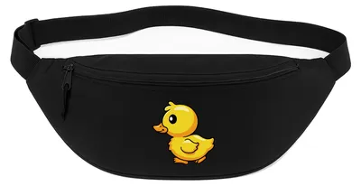 Produktbild von Huuraa Bauchtasche Küken Comic 2,5 Liter Black Polyester Crossbody Bag Geschenkidee