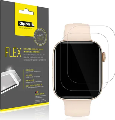 Obrázok produktu pre 2x ochranná fólia pre Fireboltt Ring 2, 100% pokrytie obrazovky, dipos Flex
