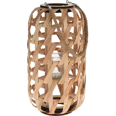 Obrázok produktu pre EXCELLENT Lampáš na sviečku drevený 39 cm KO-435103000