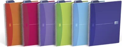 Image de Oxford My Colours A5 Polypropylen doppelspiralgebun.