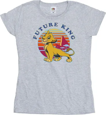Produktbild von Disney - "The Lion King Future King" T-Shirt für Damen BI25285 (L) (Grau)