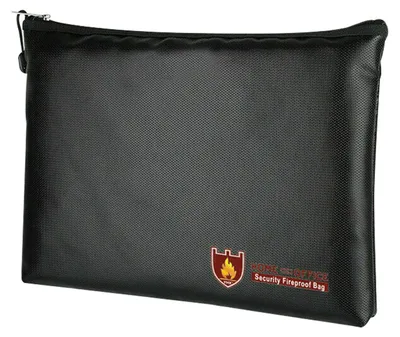 Produktbild von Feuerfeste Dokumententasche 34 x 25 cm, wasserdicht, großes Fassungsvermögen