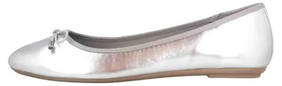 Produktbild von Fitters Footwear Claudia Ballerinas in Übergrößen Silber 2.514361 Silver Metallic große Damenschuhe