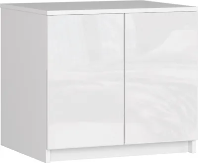 Produktbild von Akord Schrankaufsatz Star Weiß/Weiß Hochglanz 60X51X55 Cm