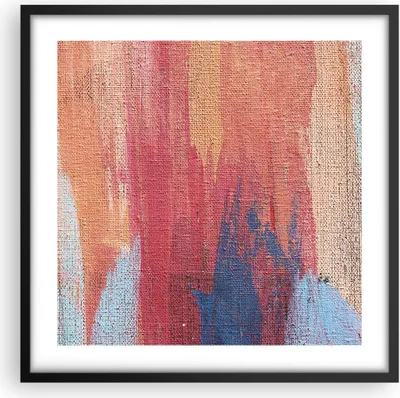 Produktbild von Gerahmtes Poster - Schwarzer Rahmen - Die Farben Farben Abstraktion - 50x50 cm - Wand Bild - Wanddeko - Wandbilder - Kunstposter - Wandposter - Bilderrahmen - Bilder - Kunstdruck - P2BAC50x50-5069