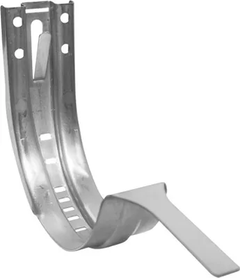 Produktbild von ZAMBELLI Stirnbretthalter verzinkt RG 250 Silber Dachrinnenhalter für Dachrinne halbrund, Montage ohne löten
