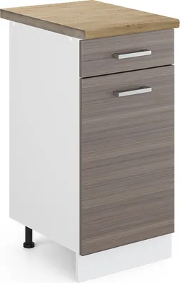 Image de Meuble cuisine Vicco R-Line Gris noble 40cm , PT Chêne, Model 46919