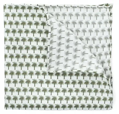 Produktbild von Lancerto M.1037 Jasnozielenes Seiden-Einstecktuch mit Muster