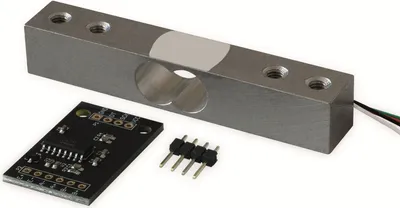 Produktbild von JOY-IT Modul, SEN-HX711-10, HX711, mit 10kg Wägezelle