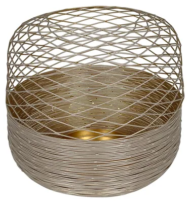 Produktbild von Kaheku Windlicht Fia gold 36 Ø 36h 11200014138