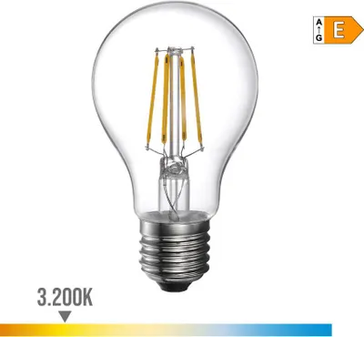 Image de Ampoule Led E27 Filament 4w éclairage Chaud Rétro Et économe - Edm