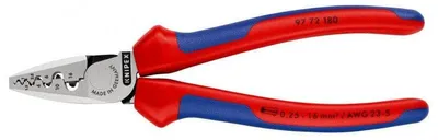 Image de Pince à sertir manuelle KNIPEX 97 72 180 180mm