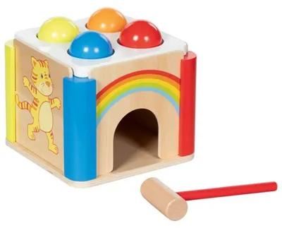 Produktbild von Klopfkiste Regenbogen Mit Austauschbaren
