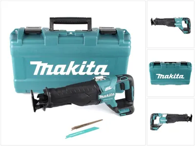 Image de Makita DJR 187 ZK Scie récipro sans fil 18V, sans balai, solo + Coffret - sans batterie, sans chargeur