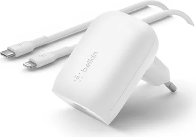Immagine prodotto di Caricabatterie Belkin 30W USB-C PD e PPS incl. cavo Lightning 1m