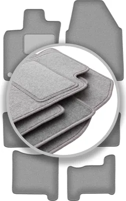Image de Tapis de sol gris pour : Nissan Qashqai +2 Crossover (2007-2013)