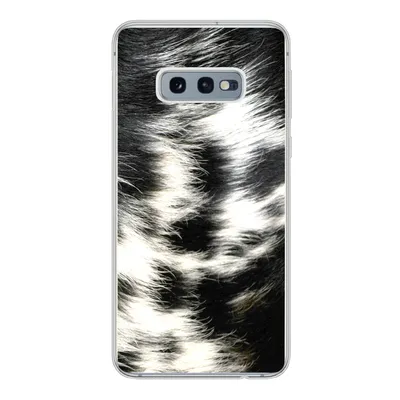 Produktbild von MuchoWow® Handyhülle Schutzhülle Hülle für Samsung Galaxy S10e Die Kuhhaut einer Langhornkuh Silikon Softcase Handy Hülle - Handy