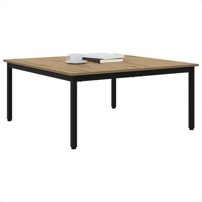 Produktbild von Couchtisch Kunsthandwerk Eiche 100 x 100 x 45 cm Holzwerkstoff