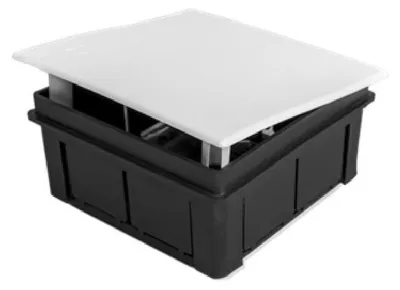 Produktbild von Anschluss- und Abzweigdose Einbau C35 mit Kunststoffklammer 105 x 105 x 51 mm Weiß