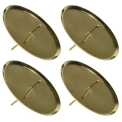 Produktbild von Riffelmacher Adventskerzenhalter Ø 10 cm Gold 10786 | 4 Stück