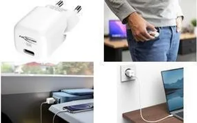Produktbild von Home Charger HC130PD-mini, 30 Watt (weiß, 1x USB-C, GaN, PowerDelivery, Multisafe-Technologie)
