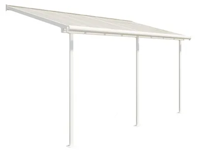 Produktbild von Palram - Canopia Aluminium Terrassenüberdachung Sierra Weiß 448x228x300 cm