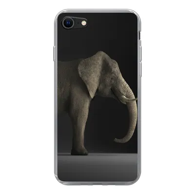 Produktbild von MuchoWow® Handyhülle Schutzhülle Hülle für iPhone 8 Elefant - Tiere - Licht Silikon Softcase Handy Hülle - Schutzhaube