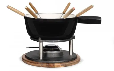 Zdjęcie produktu dla Zestaw do fondue z 6 widelczykami do śmietany Livoo MEN426C