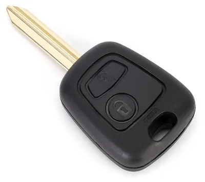 Image de Étui pour télécommande de voiture avec couvercle en ABS à 2 boutons, compatible avec les modèles Citroën C1, C2, C3, C4, Xsara et Picasso