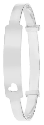 Produktbild von Modischer 925 Sterling Silber Herz Baby - Erweiterbar Armreif - 4mm; TRS22048