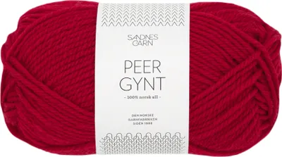 Produktbild von Sandnes Peer Gynt 50g - 100% Schurwolle Rot 4228