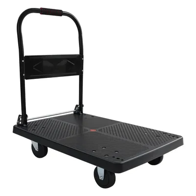 Zdjęcie produktu dla Składany wózek transportowy, wózek poziomy, wózek magazynowy, wózek platformowy Wózek magazynowy o udźwigu do 400 kg