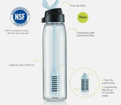 Produktbild von Tupperware Pure&Go Wasserfilter-Flasche 750ml