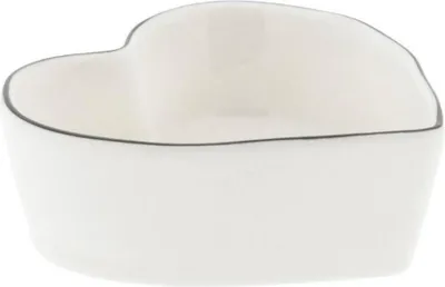 Produktbild von Dipschale Heart in Herzform weiß D. 9,5cm Keramik Bastion Collections