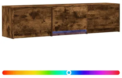 Immagine prodotto di Mobili TV vidaXL con LED, rovere affumicato, 165 x 34 x 40 cm