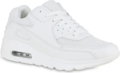 Produktbild von VAN HILL Damen Laufschuhe Sportschuhe Sportliche Profil-Sohle Schnür-Schuhe 841400, Farbe: Weiß, Größe: 40